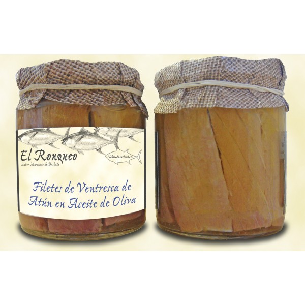 Ventresca de Atún, (noch edler und zarter als Filets) en aceite de oliva