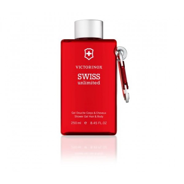 Victorinox Swiss Unlimited Red Shower Gel Hair & Body